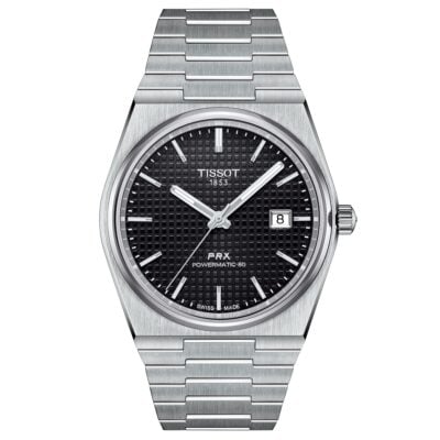Tissot Prx Powermatic 80 Men's Black Watch - T1374071105100